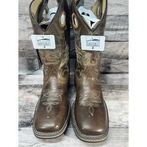 Smoky Mountain Kids Jesse Sq Toe Boots Size 2